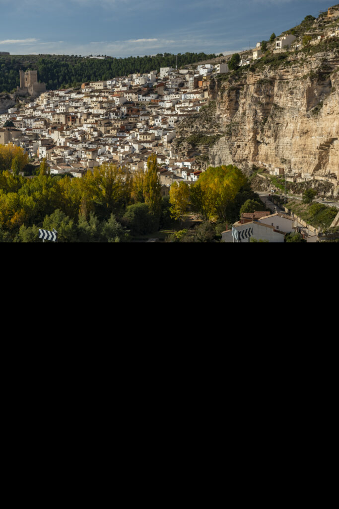 Mobile home on the road, Alcala de Jucar, Spain